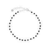 ANKLET with colored stones