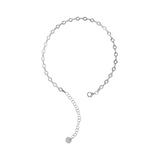 Fine anklet with little hearts