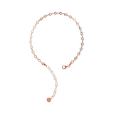 Fine anklet with little hearts