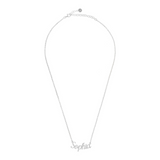 Necklace with name in cursive