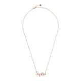 Necklace with name in cursive