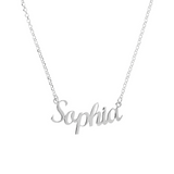 Necklace with name in cursive