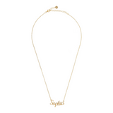 Necklace with name in cursive