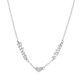 Collana con nomi e cuoricino