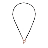 Collana con pietre colorate anellino