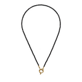 Collana con pietre colorate anellino