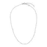 Rosary necklace with colored stones