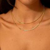 Collana lunga a cubetti