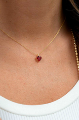 Heart Stone Necklace