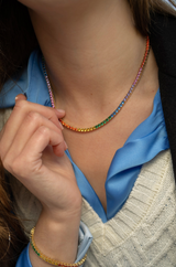 Tennis Rainbow Necklace