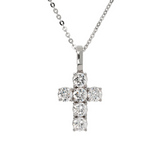 Collana Croce in Zirconi