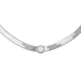 Collana Snake con centrale colorato