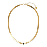 Collana Snake con centrale colorato