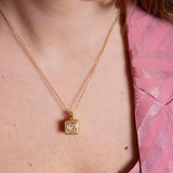 Collana con cubo Cuore