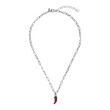 Sapore di Mare: Collana 1 Ciondolo limone/peperoncino/polpo