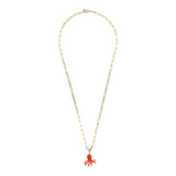 Taste of the Sea: Long Necklace with Sea Pendant