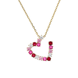 Collana Cuori Zirconi