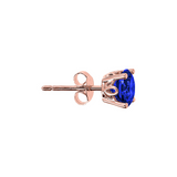 White and Colored Zircon Light Point Earrings