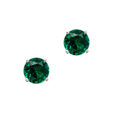 White and Colored Zircon Light Point Earrings