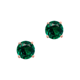 White and Colored Zircon Light Point Earrings