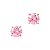 White and Colored Zircon Light Point Earrings