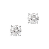 White and Colored Zircon Light Point Earrings