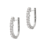 Tennis Earrings With Colored Zircons