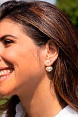 Simple Double Pearl Earrings