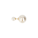 Simple Double Pearl Earrings