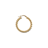 Torchon Earrings SMALL Hoops
