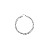 Torchon Earrings MEDIUM Hoops