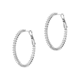Zircon Hoop Earrings