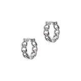 Small Chain Hoop Earrings