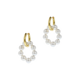 Pearl Hoop Earrings