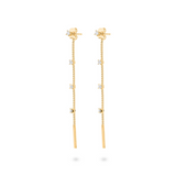 Zirconia Waterfall Earrings