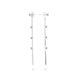 Colorful Zircon Stones Waterfall Earrings