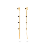 Colorful Zircon Stones Waterfall Earrings