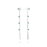 Colorful Zircon Stones Waterfall Earrings