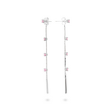 Colorful Zircon Stones Waterfall Earrings