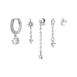 Set of 5 Mini Drop Earrings