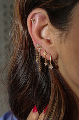 Set of 5 Mini Drop Earrings