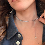 Collana Choker Tennis Regolabile “Flex Shine”