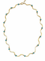 Collana onde colorata