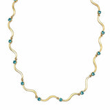 Collana onde colorata
