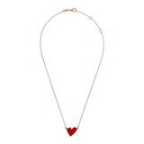 Collana Cuore Glitter o Rosso by Netali Nissim