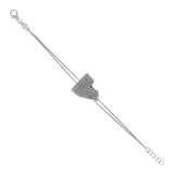 Bracciale Cuore glitter misura Grande by Netali Nissim