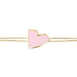 Enamel Heart Bracelet Large Size by Netali Nissim