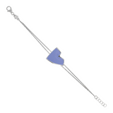 Enamel Heart Bracelet Large Size by Netali Nissim