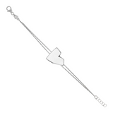 Bracciale Cuore glitter misura Grande by Netali Nissim