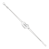 Red Mouth Bracelet Large Size by Netali Nissim